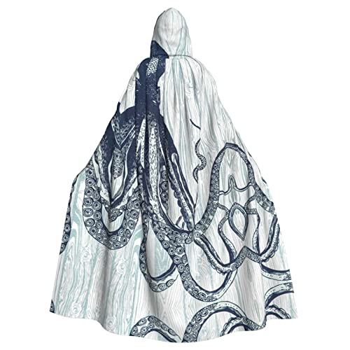 Jadery Cooles Oktopus-Kostüm mit Kapuze, für Karneval, Halloween, Cosplay, für Erwachsene von Jadery