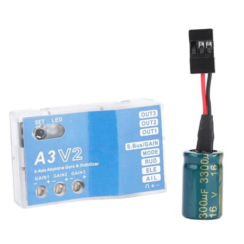 Jadeshay Flight Controller Stabilizer, F50A 3-Achs-Gyro A3 V2-Flight Controller Stabilisator für RC-Starrflügler Jadeshay Flight Controller Stabilizer, F50A 3-Achs-Gyro A3 V2-Flight Controller Stabilisator für RC-Starrflügler von Jadeshay
