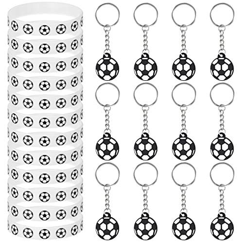 Jadive 24 Stück Fußball Schlüsselanhänger Silikon Armband Set Fußball Party Mitgebsel mit 12 Fußball Schlüsselbund und 12 Silikon Armband Fußball Party Deko für Kinder Geburtstag Schule Karneval Jadive 24 Stück Fußball Schlüsselanhänger Silikon Armband Set Fußball Party Mitgebsel mit 12 Fußball Schlüsselbund und 12 Silikon Armband Fußball Party Deko für Kinder Geburtstag Schule Karneval von Jadive