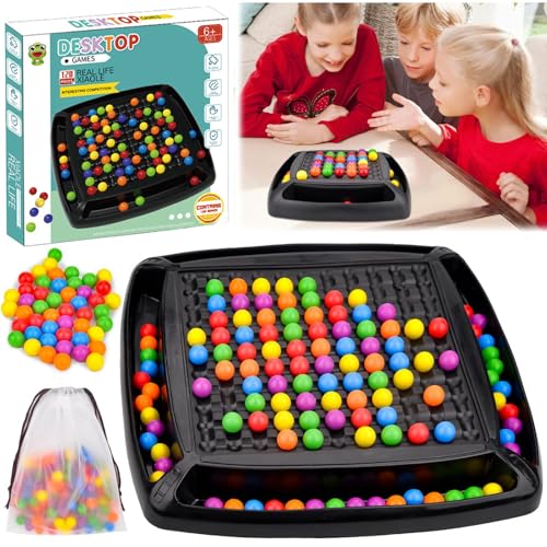 120 StüCk Intellektuelles Schachbrett Doppelduell, Elimination Brettspiel, Schachbrett Doppelduell, Rainbow Ball Brettspiel, Intellektuelles Schachbrett FüR Erwachsene Kinder von Jadyon
