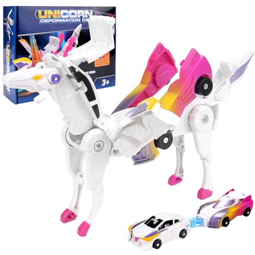Jadyon Einhorn Roboter, Transformierendes Auto Robote-r Spielzeug, Unicorn Racing Car Set, Transformations-Auto-Roboter-Spielzeug Geschenk FüR Kinder, Kollision Deformation Kombinierter Robote-r. Jadyon Einhorn Roboter, Transformierendes Auto Robote-r Spielzeug, Unicorn Racing Car Set, Transformations-Auto-Roboter-Spielzeug Geschenk FüR Kinder, Kollision Deformation Kombinierter Robote-r. von Jadyon