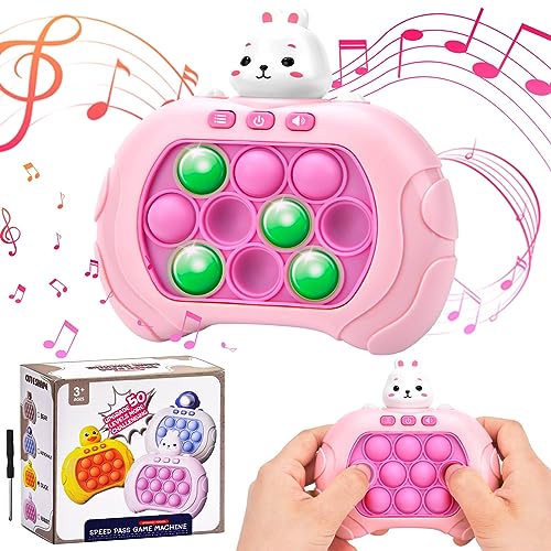 Quick Push Pop Game Fidget Toys Pro für Kinder & Erwachsene, Pop It Elektronisches Spiel, Pop It Spielzeug, Pop Fidget it Quick Push Spiel, Schnelle Puzzle-Spielmaschine, Geschenk für Jungen, Mädchen Quick Push Pop Game Fidget Toys Pro für Kinder & Erwachsene, Pop It Elektronisches Spiel, Pop It Spielzeug, Pop Fidget it Quick Push Spiel, Schnelle Puzzle-Spielmaschine, Geschenk für Jungen, Mädchen von Jadyon