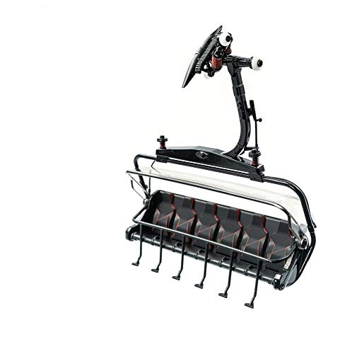 Jägerndorfer JC86503, 6er Sessel D-Line schwarz/rot Maßstab 1:32 Seilbahn von Jaegerndorfer