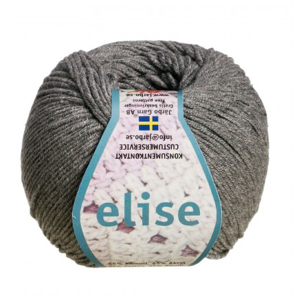 Järbo Elise Garn Unicolor 69219 Grau von Järbo