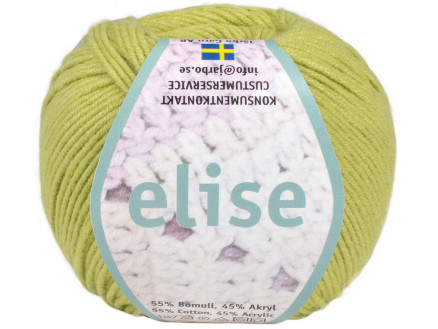 Järbo Elise Garn Unicolor 69222 Limettengrün von Järbo