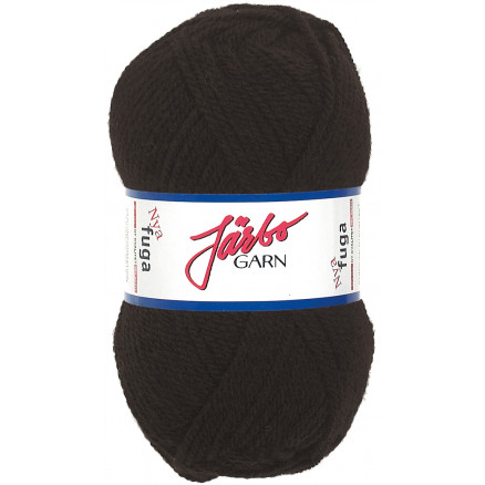 Järbo Fuga Garn 60117 Nat Schwarz von Järbo