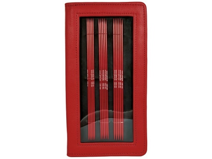Järbo Rot Strumpfstricknadel Aluminium 5-er Sets 2,5-4,5mm von Järbo