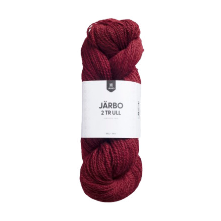 Järbo Svensk Ull 2F 22 Preiselbeerrot von Järbo