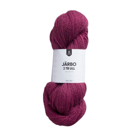 Järbo Svensk Ull 2F 28 Himbeer Rose von Järbo