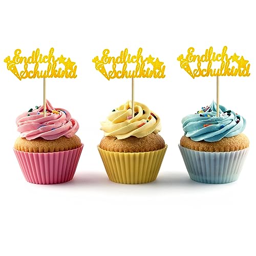 12Pcs Schulkind 2023 Cake Topper Einschulung,Deko Einschulung Cupcake Deko, Kuchendeko Schulanfang,Endlich Muffin Deko Schulanfang Tortendeko Mädchen und Junge Cupcake Topper Schulanfang Kuchen 12Pcs Schulkind 2023 Cake Topper Einschulung,Deko Einschulung Cupcake Deko, Kuchendeko Schulanfang,Endlich Muffin Deko Schulanfang Tortendeko Mädchen und Junge Cupcake Topper Schulanfang Kuchen von Jaesy Lee
