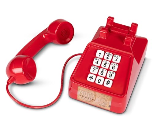 Die Simpsons: Moes Scherztelefon von JAKKS Pacific, Interaktives Telefon aus Moes Taverne, Über 10 Scherzanrufe und -sprüche, 2 Spielmodi, für Kinder und Sammler Die Simpsons: Moes Scherztelefon von JAKKS Pacific, Interaktives Telefon aus Moes Taverne, Über 10 Scherzanrufe und -sprüche, 2 Spielmodi, für Kinder und Sammler von Disney