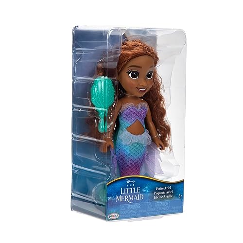 Disney Die kleine Meerjungfrau Arielle Puppe mit Haarkamm, 15,2 cm von Jakks Pacific