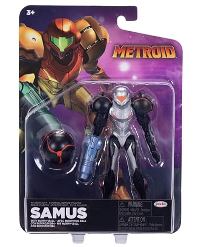 JAKKS Pacific Metroid Phazon Suit Samus Actionfigur mit Morph Ball Zubehör JAKKS Pacific Metroid Phazon Suit Samus Actionfigur mit Morph Ball Zubehör von Jakks Pacific