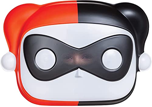 Jakks Harley-Quinn-Maske, Funko Pop!-Stil, Batman-Charakter-Kostüm-Zubehör, alle Altersgruppen Gesichtsbedeckung Halbmasken 123919-AMZN Regular fit, Oversize look Jakks Harley-Quinn-Maske, Funko Pop!-Stil, Batman-Charakter-Kostüm-Zubehör, alle Altersgruppen Gesichtsbedeckung Halbmasken 123919-AMZN Regular fit, Oversize look von Jakks Pacific