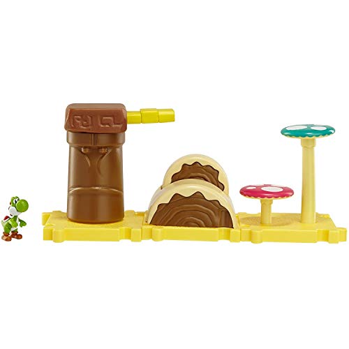 Nintendo Mario Bros Universe Micro Land Wave 1: Layer Cake Desert With Yoshi Playset, 3-Pack by Jakks Pacific von Nintendo