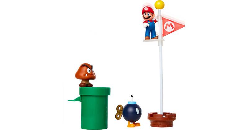 Nintendo Super Mario - Multipack Spielset - Große Szene, 6 cm bunt von Jakks Pacific