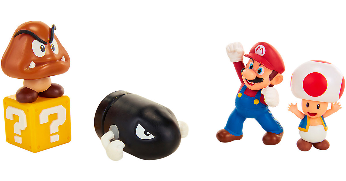 Nintendo Super Mario - Multipack Spielset - Eichenhain, 6 cm bunt Nintendo Super Mario - Multipack Spielset - Eichenhain, 6 cm bunt von Jakks Pacific
