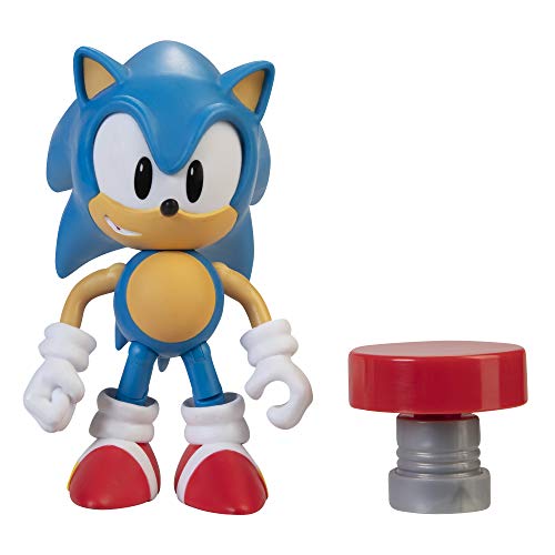 Sonic The Hedgehog 4-Zoll-Actionfigur Classic Sonic mit Spring Collectible Toy von ParZ