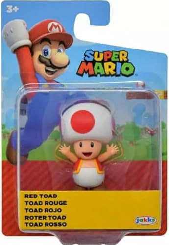 Jakks Pacific Super Mario Red Toad 6,3 cm Figur von Jakks Pacific