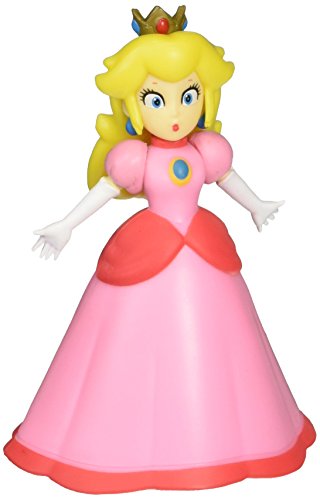 World of Nintendo - Super Mario Brosothers - 6cm Mini-Figur - Prinzessin Peach Figur [UK Import] von Jakks Pacific