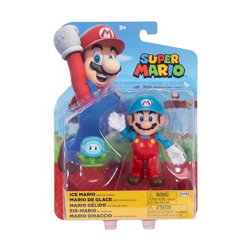 World of Nintendo 4 Actionfigur-Zubehör Ice Mario Flower World of Nintendo 4 Actionfigur-Zubehör Ice Mario Flower von Super Mario
