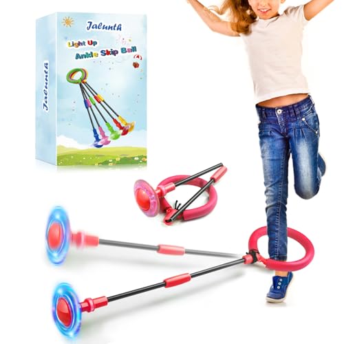 Jalunth Springring Fußkreisel Swing Wheel Outdoor Draußen Garten Draussen Blinkender Spielzeug Spiele Kinder Erwachsene Jungen Mädchen 5 6 7 8 9 10 11 12 13 Jahre Nikolaus Geschenke mit LED Licht Rad Jalunth Springring Fußkreisel Swing Wheel Outdoor Draußen Garten Draussen Blinkender Spielzeug Spiele Kinder Erwachsene Jungen Mädchen 5 6 7 8 9 10 11 12 13 Jahre Nikolaus Geschenke mit LED Licht Rad von Jalunth