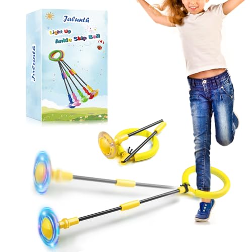 Jalunth Springring Fußkreisel Swing Wheel Outdoor Draußen Garten Strand Blinkt Skip Ball Spielzeug Spiele Kinder Erwachsene Jungen Mädchen 5 6 7 8 9 10 11 12 13 Jahre Geburtstag Geschenke mit Lichtrad Jalunth Springring Fußkreisel Swing Wheel Outdoor Draußen Garten Strand Blinkt Skip Ball Spielzeug Spiele Kinder Erwachsene Jungen Mädchen 5 6 7 8 9 10 11 12 13 Jahre Geburtstag Geschenke mit Lichtrad von Jalunth