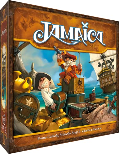 Jamaica DE/FR - Brettspiel - EIN Spiel für Anfänger und Fortgeschrittene - Für die ganze Familie - Niederländisch von Jamaica