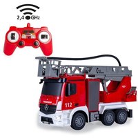 Feuerwehr Drehleiter Mercedes -Benz Antos 1:26 2,4GHz mit Spritzfunktion von Jamara