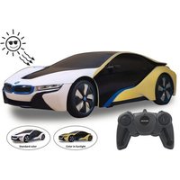 JAMARA 403003 BMW I8 1:24 weiß/gelb 2,4GHz UV Photochromic Serie JAMARA 403003 BMW I8 1:24 weiß/gelb 2,4GHz UV Photochromic Serie von Jamara