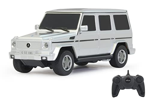 Mercedes-Benz G55 AMG 1:24 40MHz - offiziell lizenziert, ca zu 1 Stunde Fahrzeit bei ca. 9 Km/h, perfekt nachgebildete Details, hochwertige Verarbeitung Mercedes-Benz G55 AMG 1:24 40MHz - offiziell lizenziert, ca zu 1 Stunde Fahrzeit bei ca. 9 Km/h, perfekt nachgebildete Details, hochwertige Verarbeitung von JAMARA