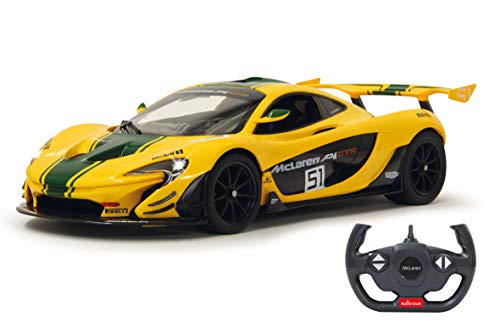 JAMARA 405092 - McLaren P1 GTR 1:14 2,4GHz - offiziell lizenziert, bis 1 Std. Fahrzeit bei 11 Kmh, LED, Perfekt nachgebildete Details, detaillierter Innenraum,hochwertige Verarbeitung, gelb JAMARA 405092 - McLaren P1 GTR 1:14 2,4GHz - offiziell lizenziert, bis 1 Std. Fahrzeit bei 11 Kmh, LED, Perfekt nachgebildete Details, detaillierter Innenraum,hochwertige Verarbeitung, gelb von JAMARA