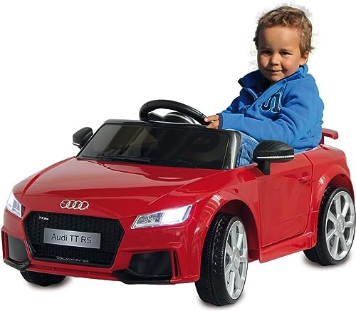 JAMARA 460277 - Ride-on Audi TT RS 12V-Softanlauf, 2-Gang, Fahrzeug, Rot von JAMARA