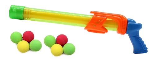 JAMARA 460313 - Mc Fizz Fizzy Balls - 2 in 1 Wasserpistole mit Softbällen, Wasser spritzen oder Bälle schießen, Pumpsystem, leicht zu bedienen, Spritzreichweite ca. 7 m - Ballreichweite ca. 9 m, grün JAMARA 460313 - Mc Fizz Fizzy Balls - 2 in 1 Wasserpistole mit Softbällen, Wasser spritzen oder Bälle schießen, Pumpsystem, leicht zu bedienen, Spritzreichweite ca. 7 m - Ballreichweite ca. 9 m, grün von JAMARA
