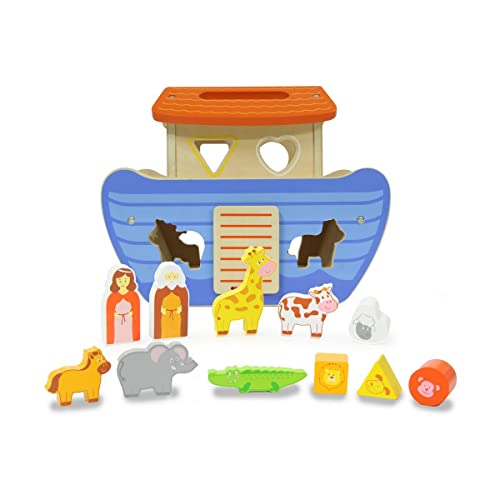 JAMARA 460876 - Holzspielzeug - Kidiwood Steckspiel Arche Noah, 13-teilig - verschiedene Steckmöglichkeiten, fördert die motorische Fähigkeiten JAMARA 460876 - Holzspielzeug - Kidiwood Steckspiel Arche Noah, 13-teilig - verschiedene Steckmöglichkeiten, fördert die motorische Fähigkeiten von JAMARA