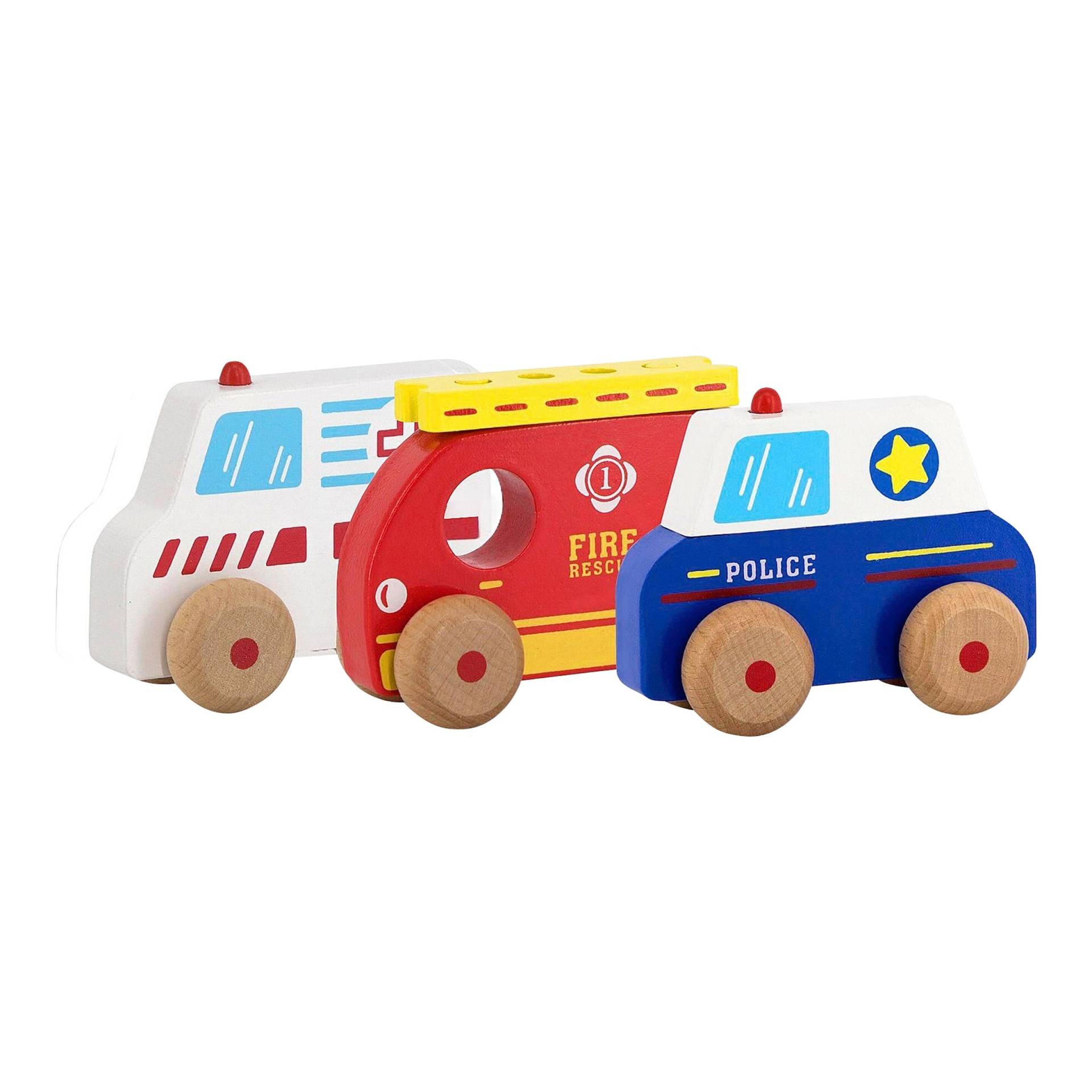 Jamara 4tlg. Steckspiel Einsatzfahrzeuge Jamara 4tlg. Steckspiel Einsatzfahrzeuge von Jamara
