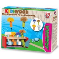 Jamara - Holzspielzeug Kidiwood Klopfbank Flying Clowns 6tlg. von Jamara