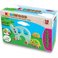 Jamara - Holzspielzeug Kidiwood Nachzieh-Elefantenfamilie 3tlg von Jamara