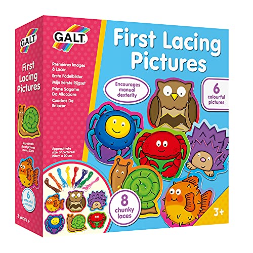 Galt Toys, First Lacing Pictures, Threading Toy, Ages 3 Years Plus von Galt