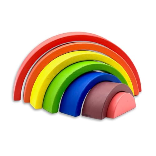 Jamso Design Regenbogen Holz bunt Puzzle Holzbögen Kleinklind Lernspielzeug ab 1 Jahr Motorikspielzeug Steckspiel Jamso Design Regenbogen Holz bunt Puzzle Holzbögen Kleinklind Lernspielzeug ab 1 Jahr Motorikspielzeug Steckspiel von Jamso Design
