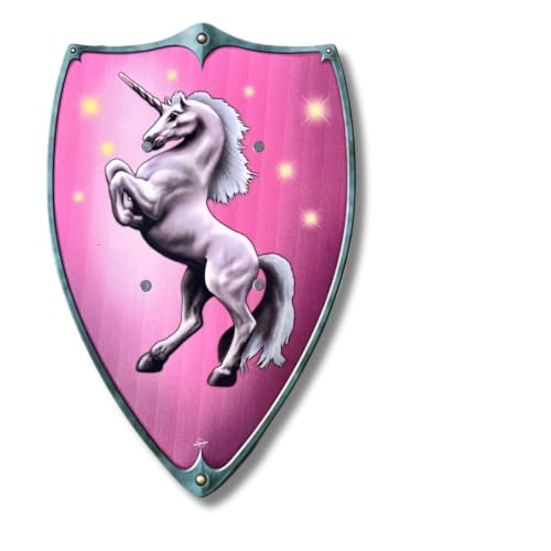 Jamso Design - Ritterschild Einhorn, rosa, Ritterkostüm, Ritterverkleidung, Holzschild, Holzritterschild Jamso Design - Ritterschild Einhorn, rosa, Ritterkostüm, Ritterverkleidung, Holzschild, Holzritterschild von Jamso Design