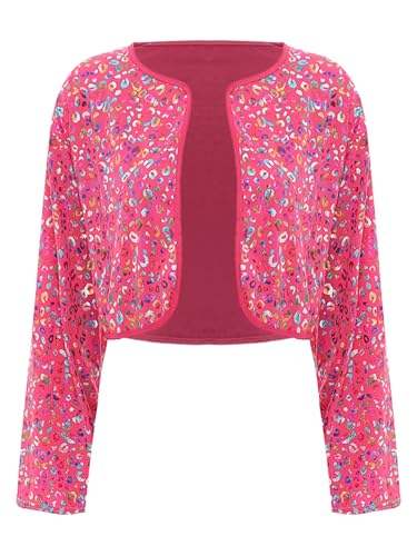 Jan Jean Glitzer Strickjacke Damen Leoparden Jacke Langarm Cardigan Vorne Slim Fit Langarmshirts Frauen Modernen Tanz Jazztanz Outfit Hot Pink M Jan Jean Glitzer Strickjacke Damen Leoparden Jacke Langarm Cardigan Vorne Slim Fit Langarmshirts Frauen Modernen Tanz Jazztanz Outfit Hot Pink M von Jan Jean