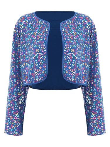 Jan Jean Glitzer Strickjacke Damen Leoparden Jacke Langarm Cardigan Vorne Slim Fit Langarmshirts Frauen Modernen Tanz Jazztanz Outfit Königsblau L Jan Jean Glitzer Strickjacke Damen Leoparden Jacke Langarm Cardigan Vorne Slim Fit Langarmshirts Frauen Modernen Tanz Jazztanz Outfit Königsblau L von Jan Jean