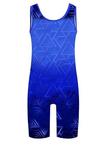 Jan Jean Kinder Sportanzug Ärmellos Bodysuit U-Ausschnitt Leotard Slim Fit Turnanzug Jungen Fitness Training Jogginganzug Blau 110-116 Jan Jean Kinder Sportanzug Ärmellos Bodysuit U-Ausschnitt Leotard Slim Fit Turnanzug Jungen Fitness Training Jogginganzug Blau 110-116 von Jan Jean