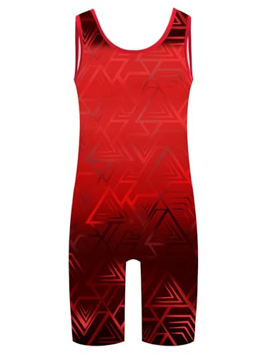 Jan Jean Kinder Sportanzug Ärmellos Bodysuit U-Ausschnitt Leotard Slim Fit Turnanzug Jungen Fitness Training Jogginganzug Rot 122-128 Jan Jean Kinder Sportanzug Ärmellos Bodysuit U-Ausschnitt Leotard Slim Fit Turnanzug Jungen Fitness Training Jogginganzug Rot 122-128 von Jan Jean