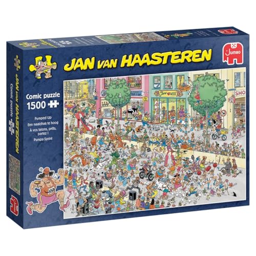 Jan van Haasteren, EIN Pfennigabsatz zu hoch, 1500 Teile Puzzle, Puzzle Erwachsene, JVH Puzzle von Jan van Haasteren