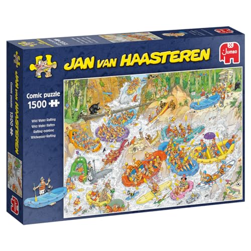 Jan van Haasteren 19015 Wildwasser-Rafting, 1500 Teile Puzzle von Jan van Haasteren