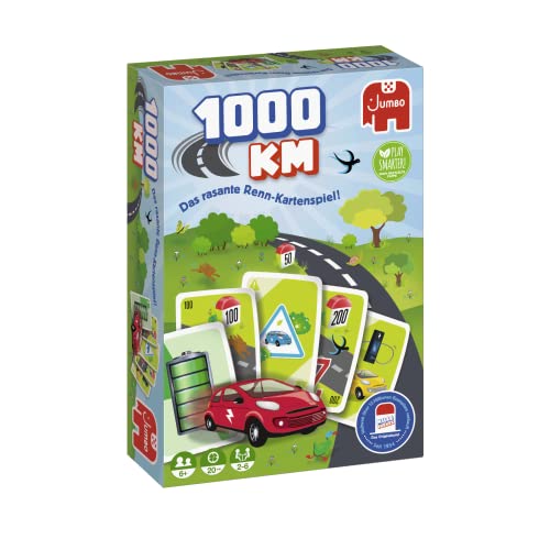 Jan van Haasteren Jumbo - 1000KM Kartenspiel – Kartenspiel für Kinder und Erwachsene ab 6 Jahren – für 2 – 6 Spieler Jan van Haasteren Jumbo - 1000KM Kartenspiel – Kartenspiel für Kinder und Erwachsene ab 6 Jahren – für 2 – 6 Spieler von Jan van Haasteren