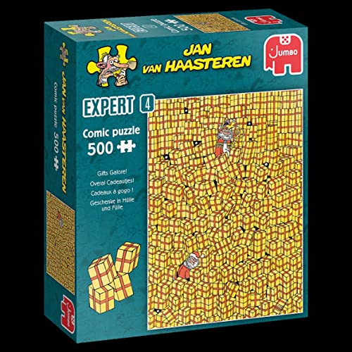 Jan van Haasteren Jumbo Spiele Jan van Haasteren Expert Geschenke in Hülle und Fülle 500 Teile - Puzzle für Erwachsene von Jan van Haasteren