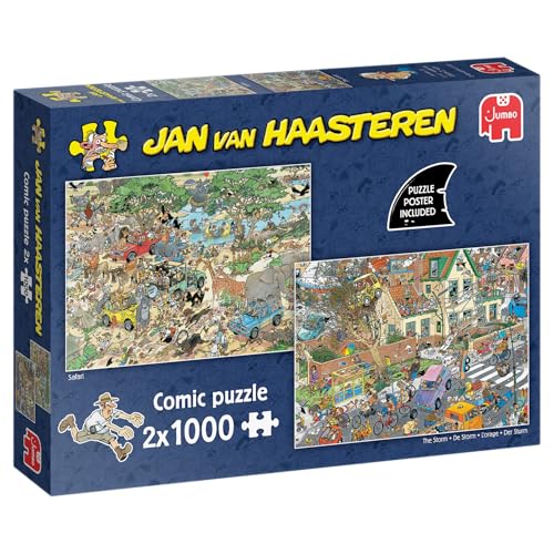 Jan van Haasteren - Safari & Storm (2x1000 Teile) von Jan van Haasteren